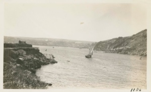 Image of Schooner beating in from south side